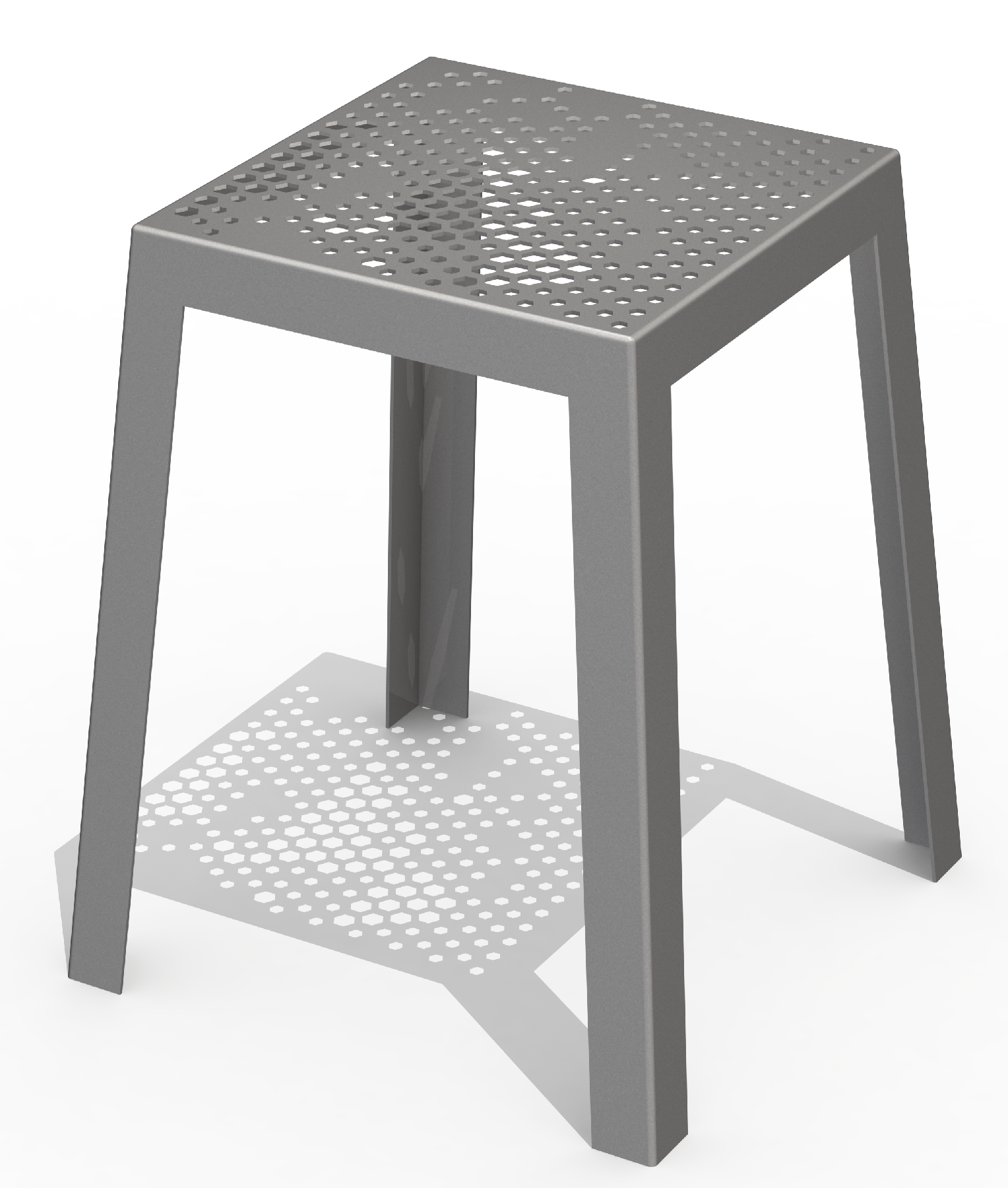 Architectural Metal Stool Urban Metalwork