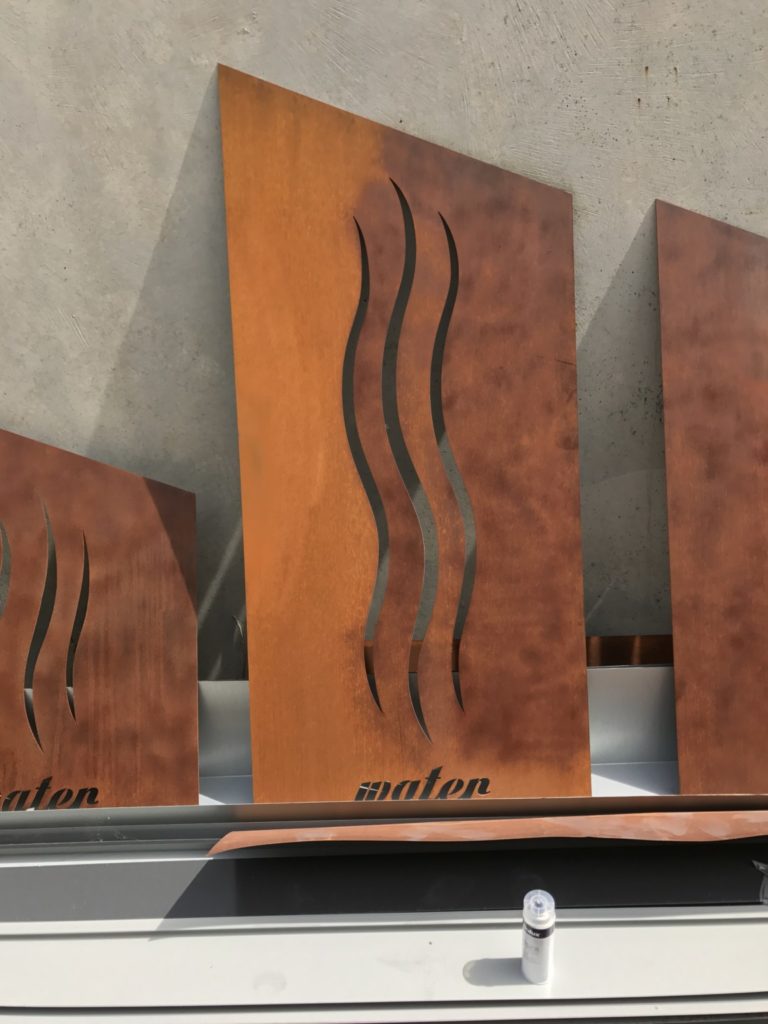 Pre-Weathered & Sealed Corten Screens - Urban Metalwork